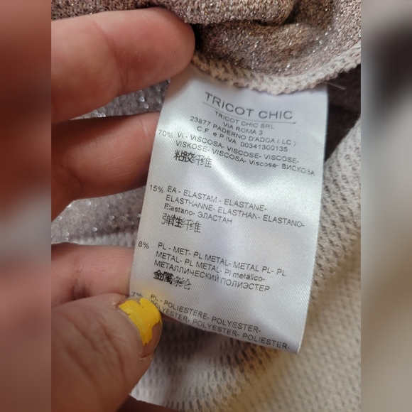 Tricot Chic metallic glitter sweater - Picture 8 of 13